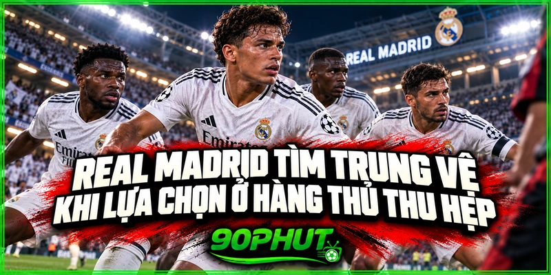 Real Madrid tìm trung vệ khi lựa chọn ở hàng thủ thu hẹp